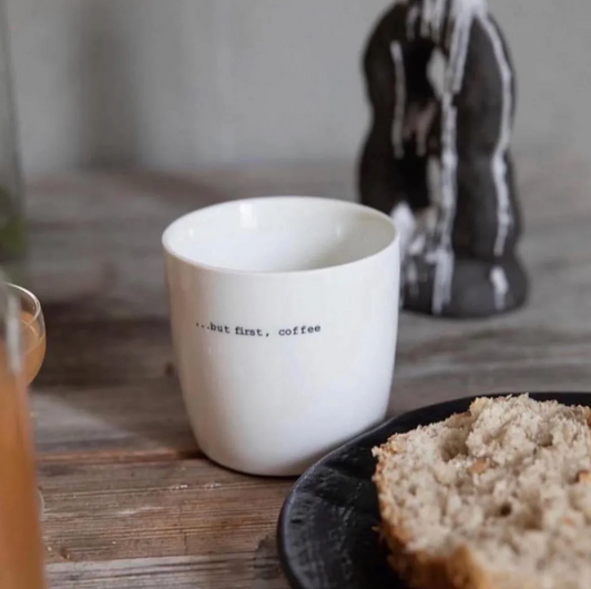 KAFFIBOLLAR MEÐ TEXTA