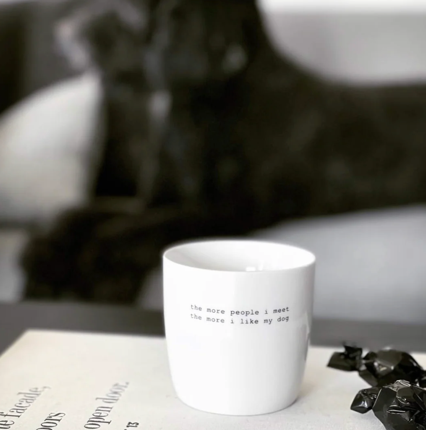 KAFFIBOLLAR MEÐ TEXTA